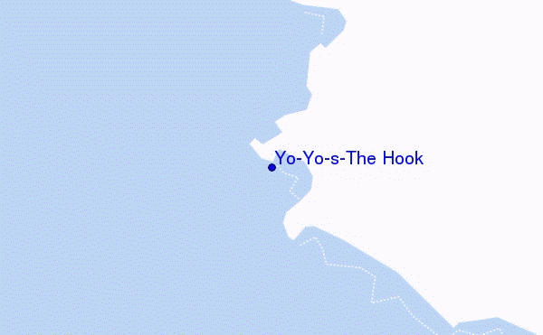 locatiekaart van Yo-Yo's-The Hook