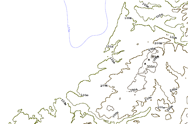 Kustlijn bij Aberarth