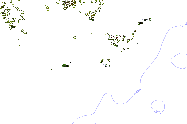 Kustlijn bij Anna Bay-Morna Point