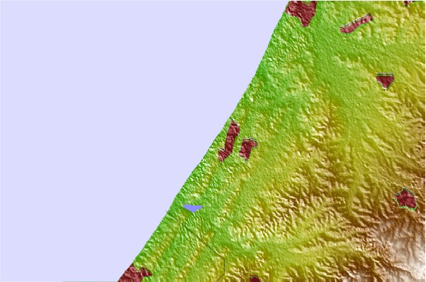 Surflocaties in de buurt van Ashkelon Shimshon