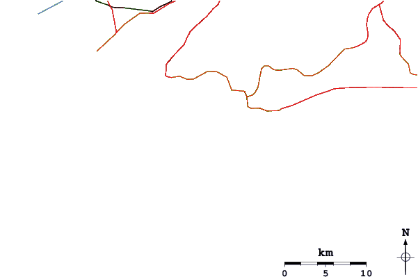 Wegen en rivieren in de buurt Barra de Guaratiba