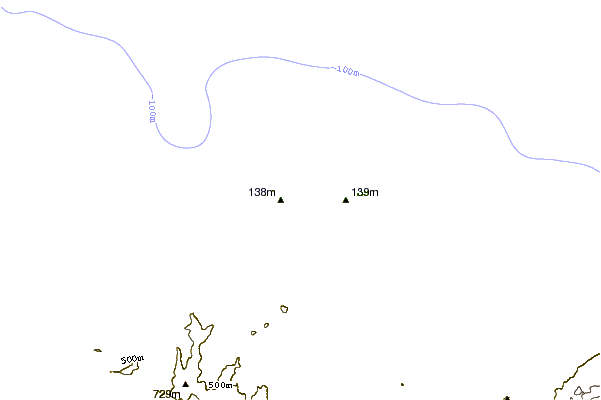 Kustlijn bij Cala De Meron