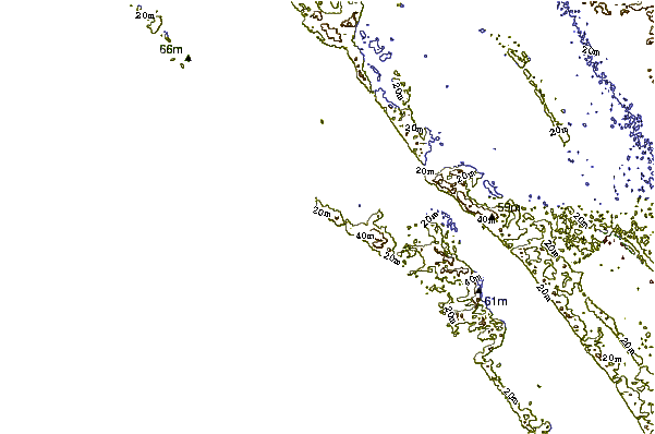 Kustlijn bij Canunda National Park