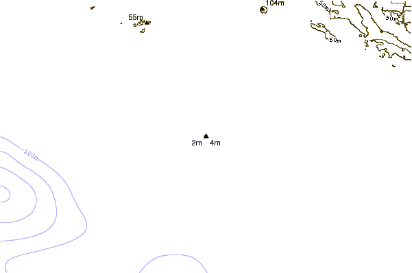 Kustlijn bij Cape Northumberland