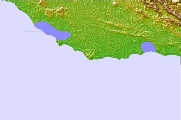 Surflocaties in de buurt van Cape Northumberland