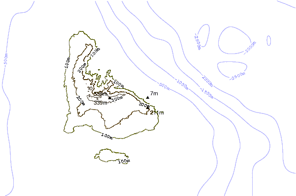 Kustlijn bij Congor BAY