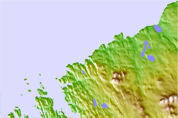 Surflocaties in de buurt van Dalbeg (Lewis)