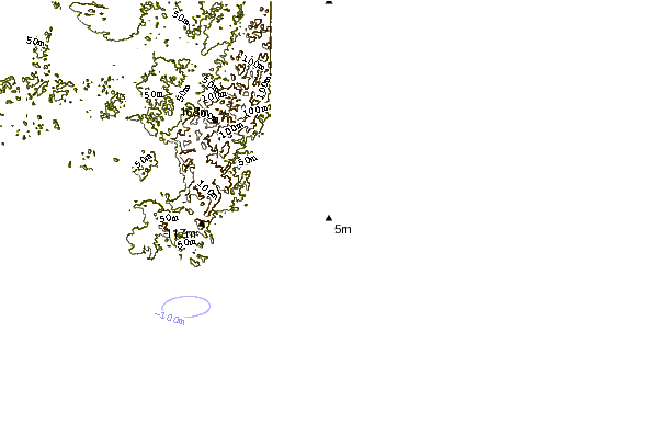 Kustlijn bij Dixcove