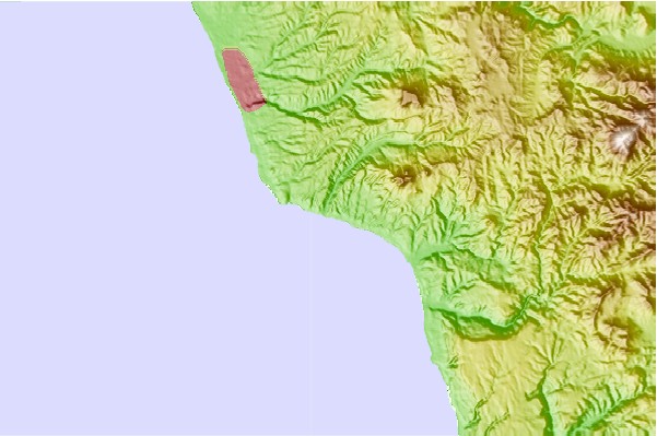 Surflocaties in de buurt van El Morro Point (K371/2)