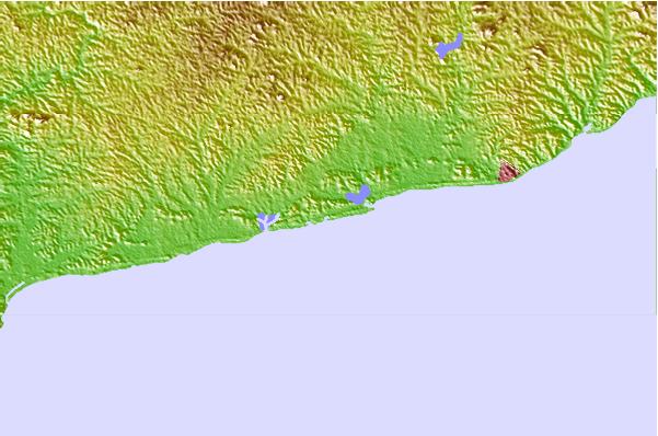 Surflocaties in de buurt van Elmina