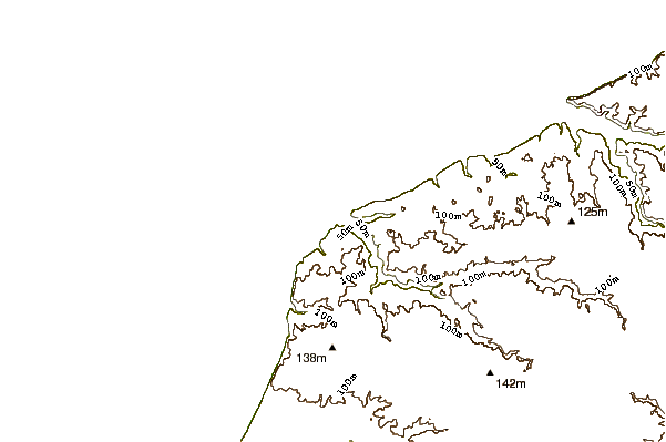 Kustlijn bij Etretat
