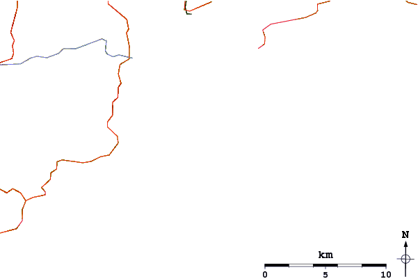 Wegen en rivieren in de buurt Fennels Bay