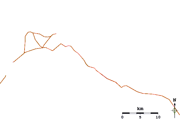 Wegen en rivieren in de buurt Holiday Beach