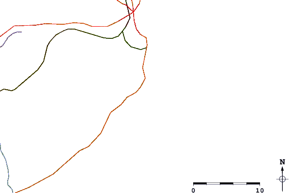Wegen en rivieren in de buurt Horizonte (Mar del Plata)
