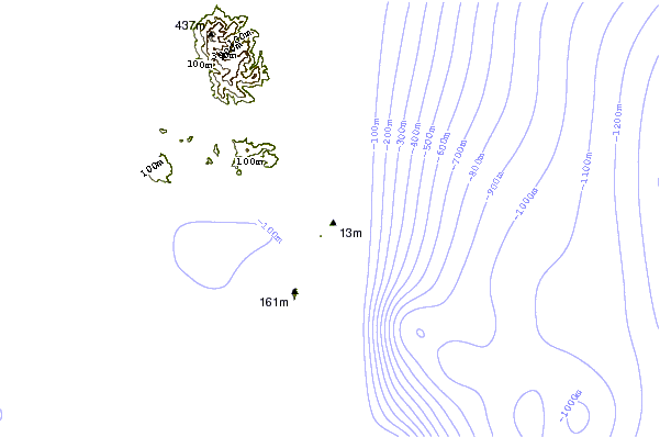 Kustlijn bij Jarawa Point (Totems Reef)