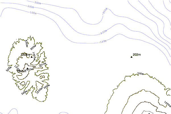 Kustlijn bij Kings Reef