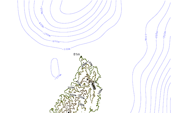 Kustlijn bij Ko-Chan (Hedo Point)