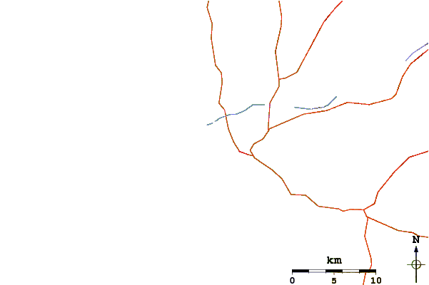 Wegen en rivieren in de buurt La Batterie