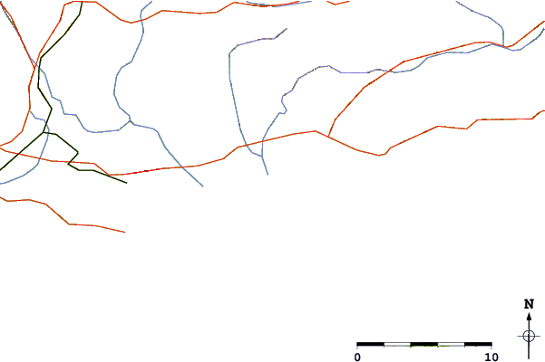 Wegen en rivieren in de buurt Les Bormettes