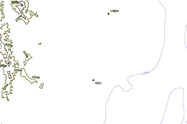 Kustlijn bij Malua Bay