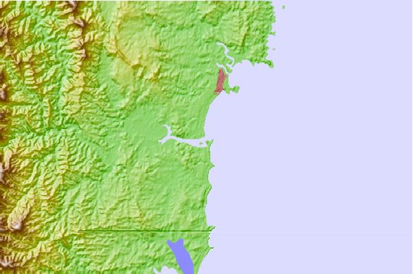 Surflocaties in de buurt van Moruya Rivermouth