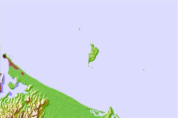 Surflocaties in de buurt van Motiti Island Right