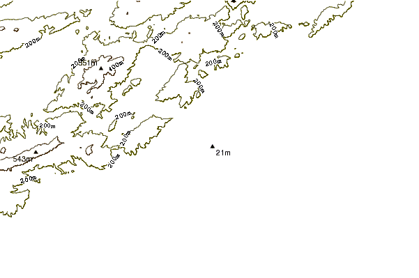 Kustlijn bij Motunau Beach