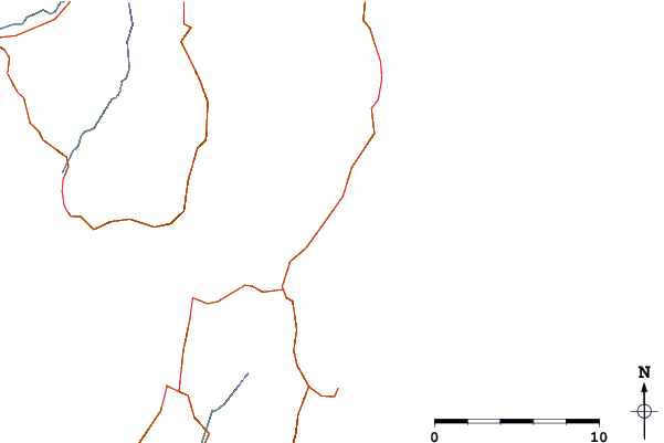 Wegen en rivieren in de buurt Bruny Island - Neck Bay