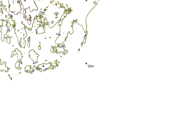 Kustlijn bij North Pier (Narragansett)