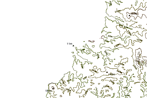 Kustlijn bij Penhale