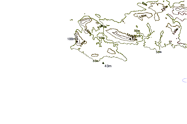 Kustlijn bij Petes Reef