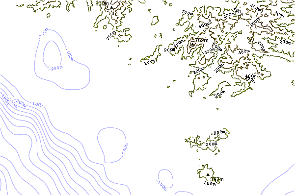 Kustlijn bij Playa Manzanillo