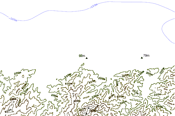 Kustlijn bij Playa de Barayo