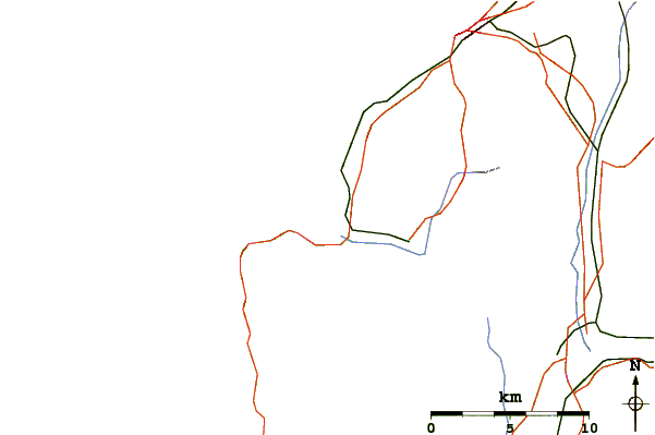 Wegen en rivieren in de buurt Playa de Madorra