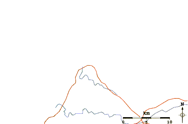Wegen en rivieren in de buurt Playa de Malpica