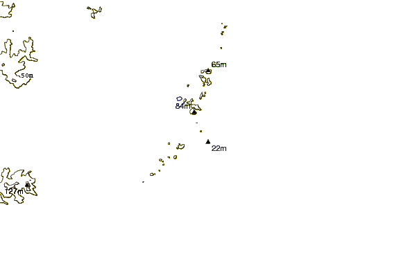 Kustlijn bij Playa del Barco