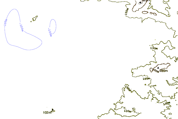 Kustlijn bij Pointe de Leyde