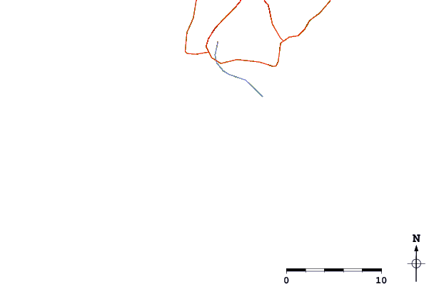 Wegen en rivieren in de buurt Prasonisi East Beach