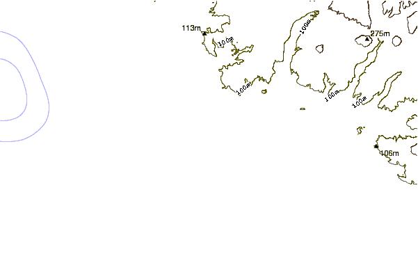 Kustlijn bij Punta Santo Domingo