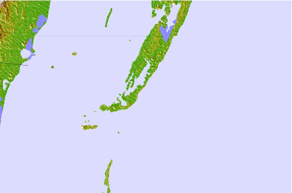 Surflocaties in de buurt van San Pedro South Reef Pass