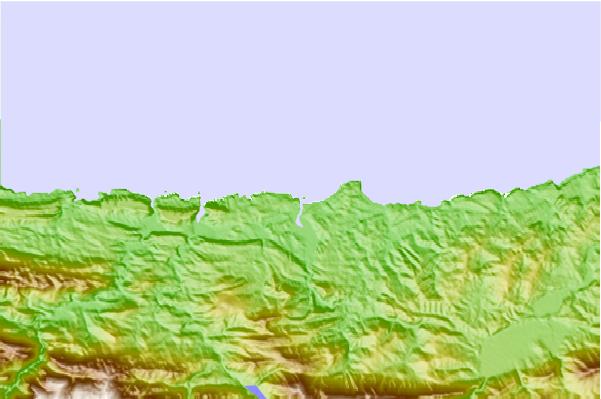 Surflocaties in de buurt van San Vicente Rivermouth