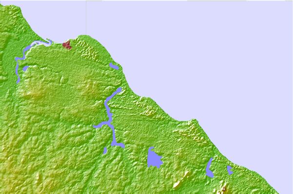 Surflocaties in de buurt van Tabinha