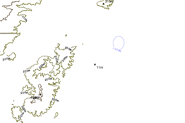 Kustlijn bij Dunedin - Taieri Mouth