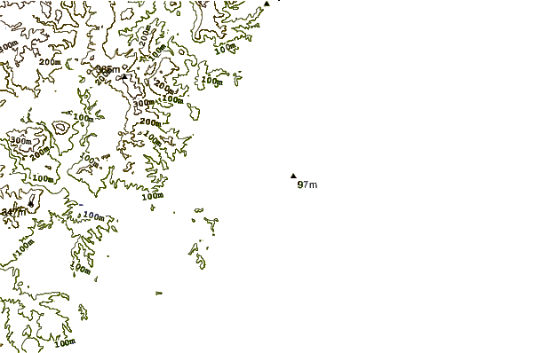 Kustlijn bij Napier - The Reef