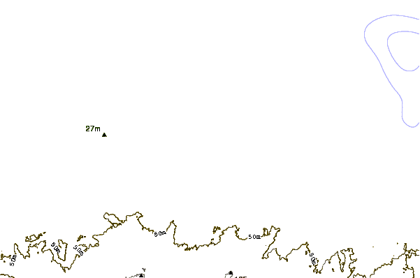 Kustlijn bij Urca da Conceicao