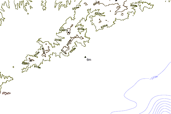 Kustlijn bij Vilassar de Mar