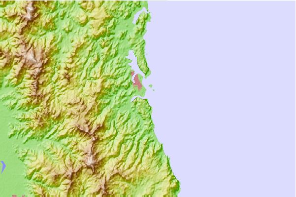 Surflocaties in de buurt van Whangamata Estuary
