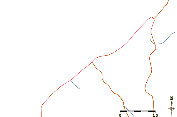 Wegen en rivieren in de buurt Al Hamra - Ras Al Khema